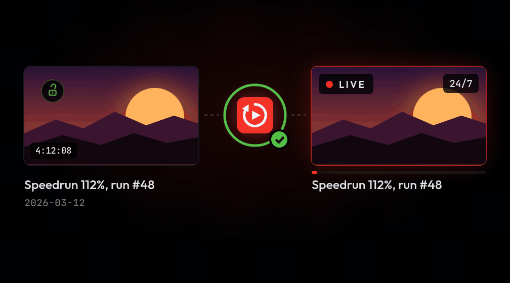 A subscriber-only VOD unlocks, is archived in VOD247 and goes live on your 24/7 channel.